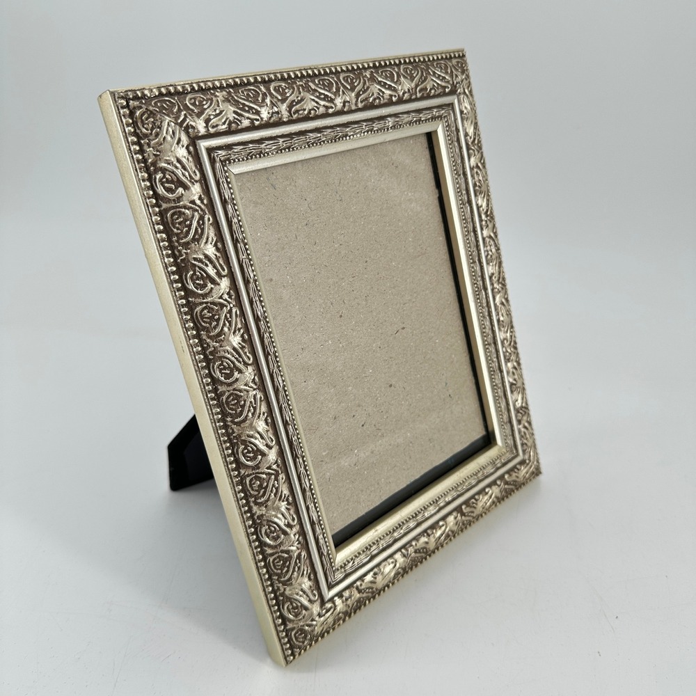 Vintage Style Champagne Gold Ornate Scrollwork Picture Frame 5x7 409297